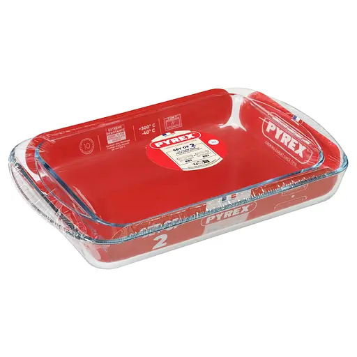 Набір форм для запікання Pyrex Essentials, 2 предмета (913S607/8044) - фото 1