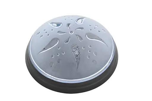 Світильник пластиковий Уфо Роза Вітрів дим - фото 1