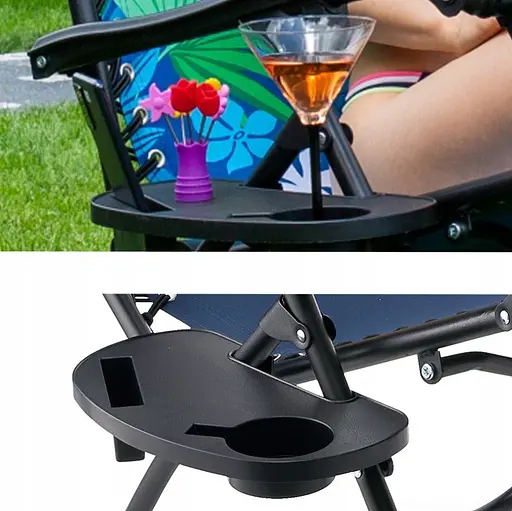 Шезлонг крісло пляжне Jumi Zero Gravity max 120 кг - фото 8