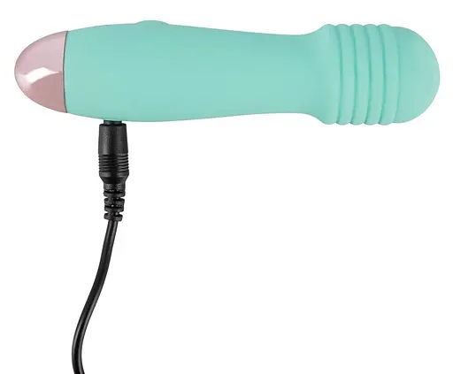 Вібратор Cuties Orion Mini Vibrator 12.5 см зелений - фото 4
