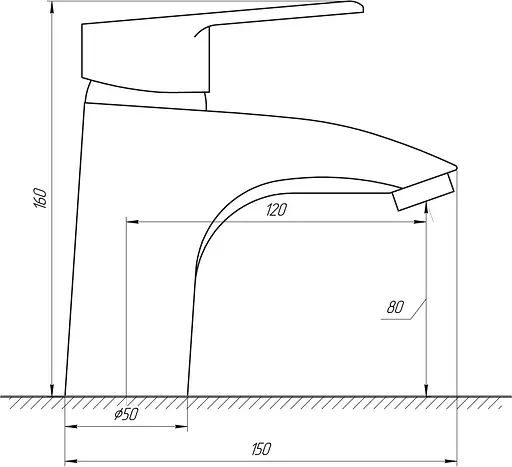 Змішувач для умивальника Domino Blitz DBC-401 Хром - фото 4