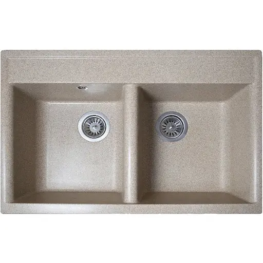 Кухонна мийка Romzha Valuri 78-2D Piesok (301)