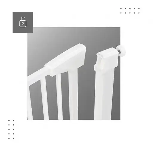 Бар'єр міжкімнатно-сходовий Tulano Guardian 3.5 White 75-110 см білий - фото 7