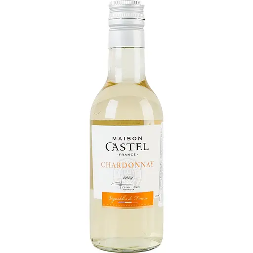 Вино Maison Castel Chardonay Vin de France белое полусухое 0.187 л