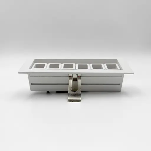 Вбудований світильник Skarlat RSL74165 6×2W WH+GD 4000K - фото 4