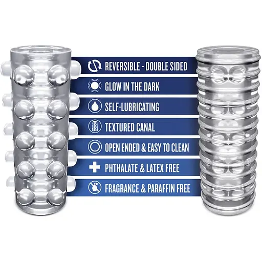 Мастурбатор Blush Rize - Swich Glow in The Dark Masturbator - Clear - фото 2