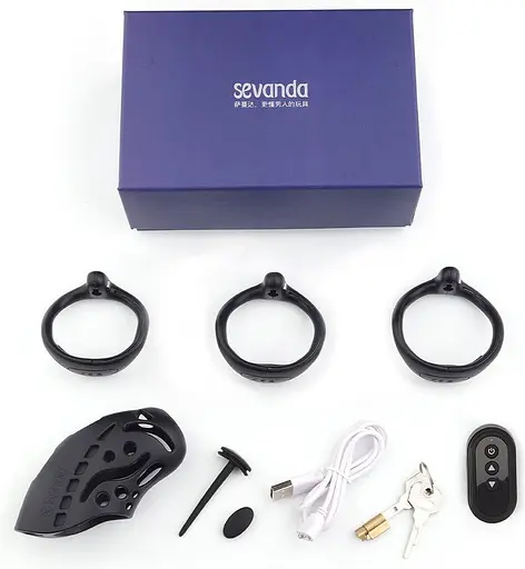 Севанда - Наутілус - Електростимулююча клітина цнотливості- Чорний - фото 4