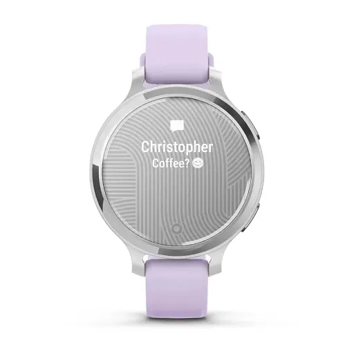 Смарт-годинник Garmin Lily 2 Active, Silver/Jasmine Purple, Silicone, (010-02891-01) - фото 8