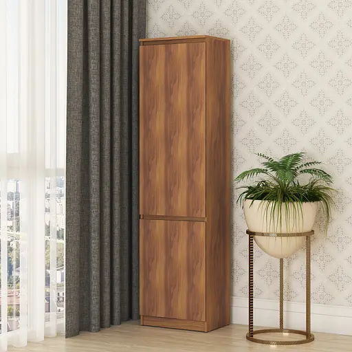 Пенал закрытый MebelStar Нео 2Д 50x35x190 см Дуб янтарный (MBS-1169) - фото 1