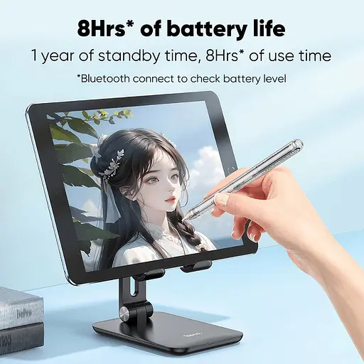 Стилус Hoco GM110 Transparent Explore Series Active Pad White 6942007616744 (105245) - фото 5