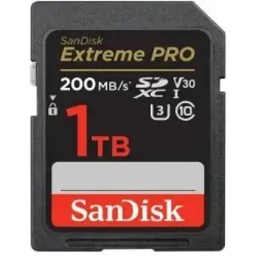 Карта памяти SanDisk 1 TB SDXC UHS-I U3 V30 Extreme PRO (SDSDXXD-1T00-GN4IN) - фото 1