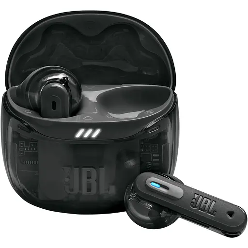 TWS JBL TUNE FLEX 2 5.3 (JBLTFLEX2GBLK) Ghost Black UA - фото 1