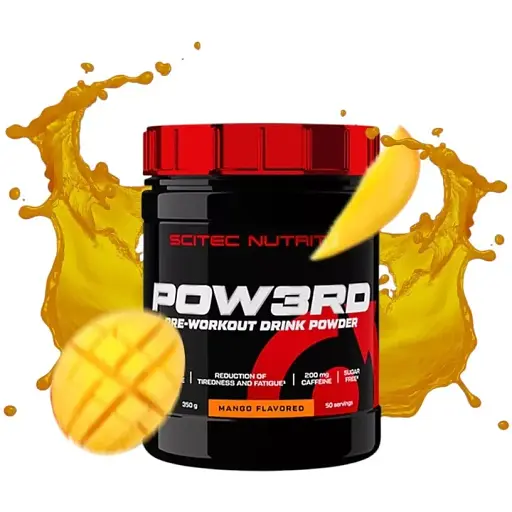 Передтренік Scitec Nutrition Pow3rd! 2.0 Mango 350 г