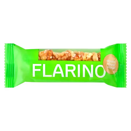 Батончики Flarino з фундуком, яблуком та корицею 25 г (HCA-25)