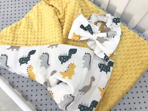 Дитячий плед конверт Moontime 100x80 см "Діно" - фото 4