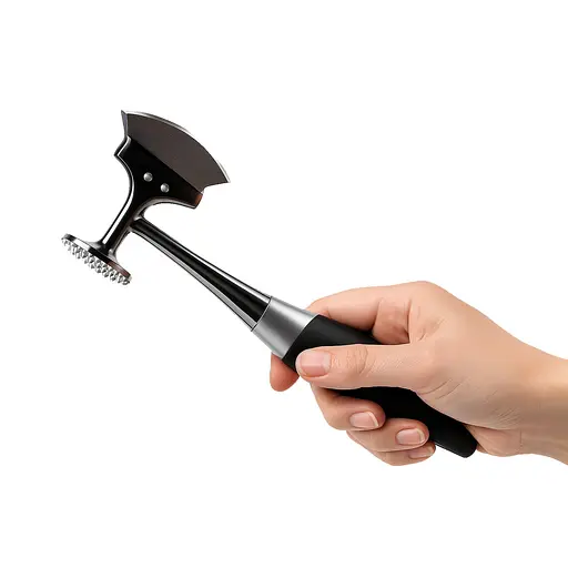 Кухонний молоток сокира топірець для м'яса двосторонній 22 см, Kitchen Master 87950 - фото 1