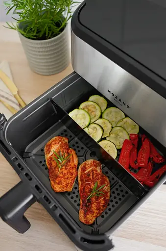 Аэрофритюрница Mozano AirFry Chef AGD/FRY/03# 8 л 1800 Вт 21 программа - фото 9