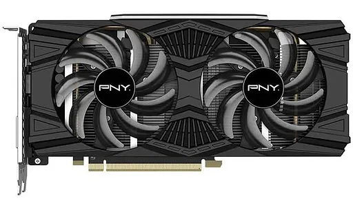 Видеокарта PNY GTX 1660Ti 6GB (GMX166TN3J6EW2AKTP6BFB) (GDDR6, 192 bit, PCI-E 3.0 x16) Б/у - фото 1