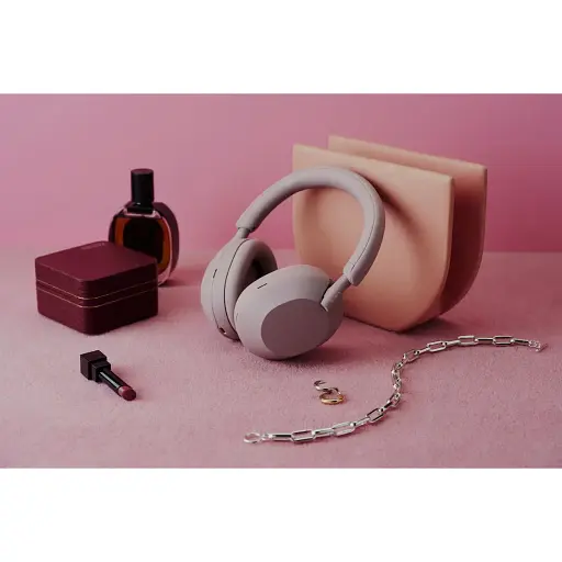 Наушники Sony Over-ear WH-1000XM5 BT 5.2 ANC Hi-Res AAC LDAC Wireless Mic розовая - фото 6