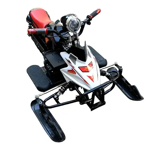 Електроснігохід Crosser S-1 (800W, 48V, 20Ah) на амортизаторах червоний - фото 2