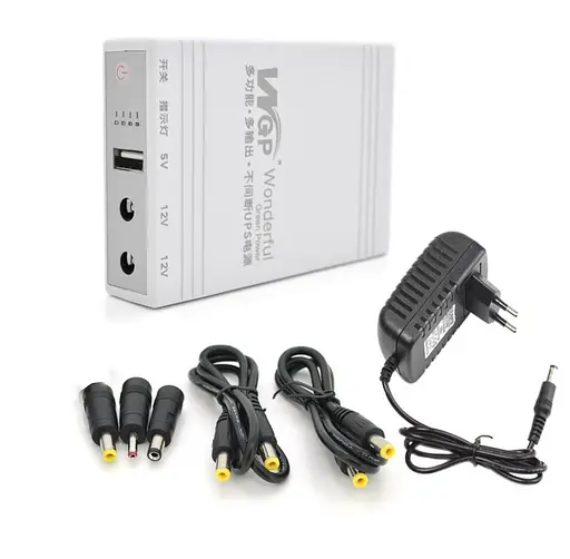 UPS ДБЖ для роутера, модему ONU — інтернет без світла WGP M103C 12 V 1 A 25 W 16000 mAh +блок живлення - фото 1