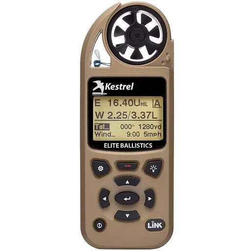 Метеостанція Kestrel 5700 Elite Applied Tan з Bluetooth та балістичним калькулятором (0857ALTAN) - фото 1