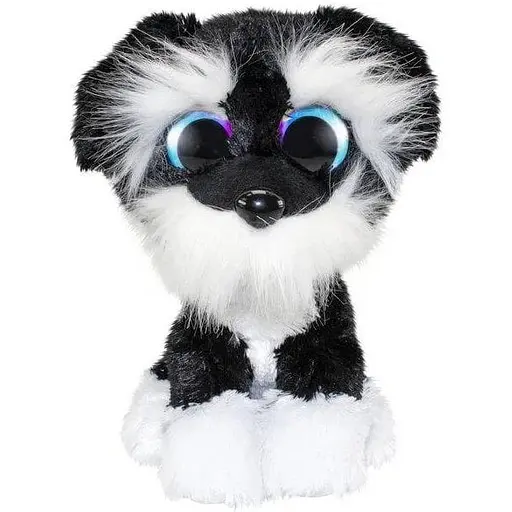 М'яка іграшка Собака Шнауцер Nelly Lumo Stars 55946 15 см Різнокольоровий - фото 1