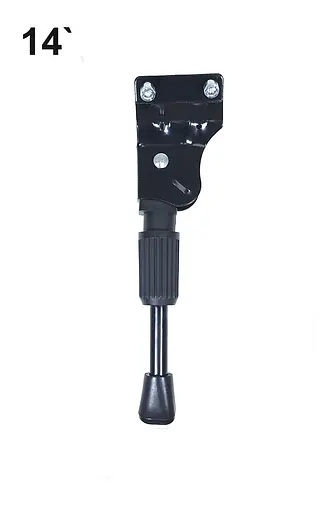 Підніжка на перо (планку) велосипеда під два болта 14" алюмінієва чорна (G0002166) - фото 3