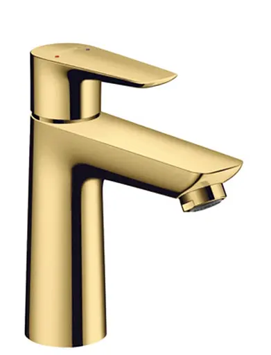 Смеситель для умывальника Hansgrohe Talis E 110 с донным клапаном pop-up Polished Gold Optic 71710990 Золотой - фото 1