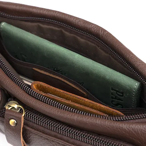 Чоловіча шкіряна сумка Vintage 24,5х14х4 см sum0012713 - фото 2