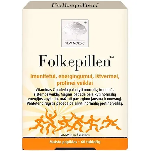 Вітаміни для імунної системи New Nordic Folkepillen 60 таблеток