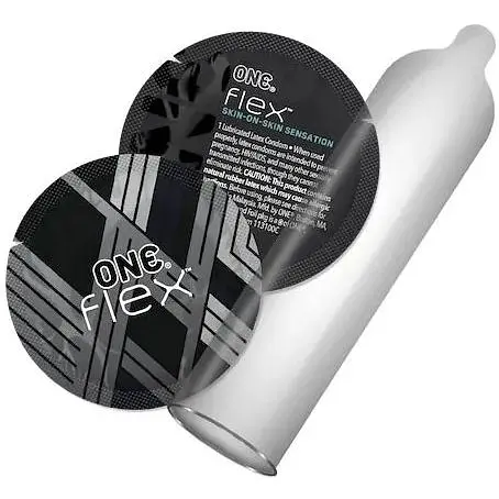 Презервативы латексные One Flex Graphene (3 шт.) - фото 2