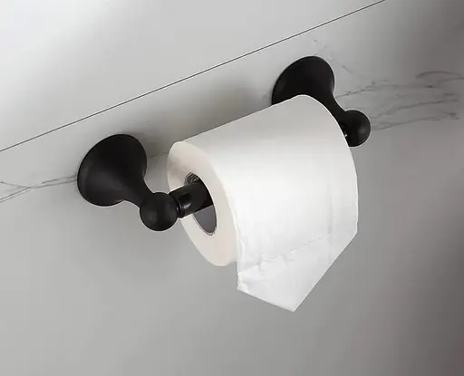 Тримач для туалетного паперу Rea 332869A black REA-06925 Чорний матовий - фото 2