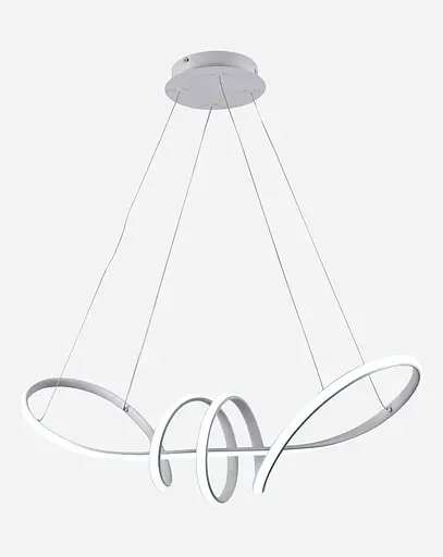 Люстра подвесная светодиодная Sirius LCD3056 WT белая - фото 3