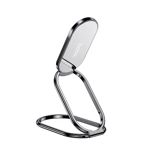 Мультифункціональний тримач-кільце Hoco PH36 Emma Metal сріблясте - фото 3