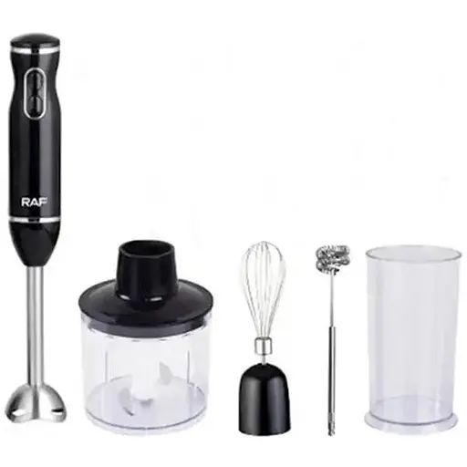 Занурювальний блендер Domotec R.314B 800Вт Чорний - фото 1