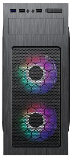 Корпус GameMax MT525-2U3TYC FRGB Black (MT525-2U3TYC-3FAN) - фото 2