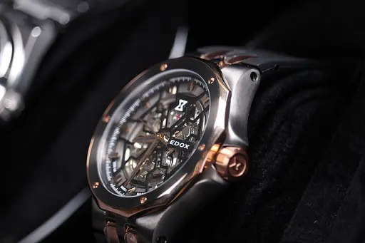 Часы Edox Delfin Mecano 85303 357GR NRN - фото 4