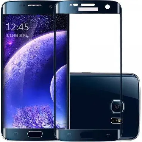 Скло вигнуте для Samsung S6 edge G925 Blue - фото 1