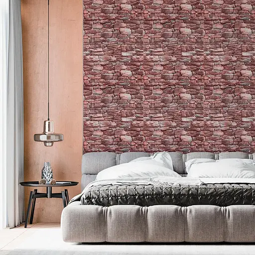 Самоклеющаяся декоративная 3D панели 700х770х5мм Матовый камень (060M) SW-00000635 - фото 5