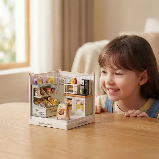 Конструктор-румбокс Mini House серії Інтер'єр Міні - Цілодобовий магазин (8033) - фото 3