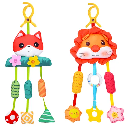 Підвіска м’яка на коляску/ліжко QBX056A-59A, 42 см, звук (В асортименті) - фото 2