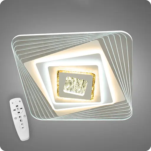 Люстра світлодіодна 517 Dlight 3color з пультом 75Вт Білий (01895) - фото 1