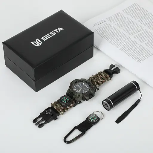 Подарочный набор Besta Box Military Light с компасом Темно-зеленый (3363) - фото 4