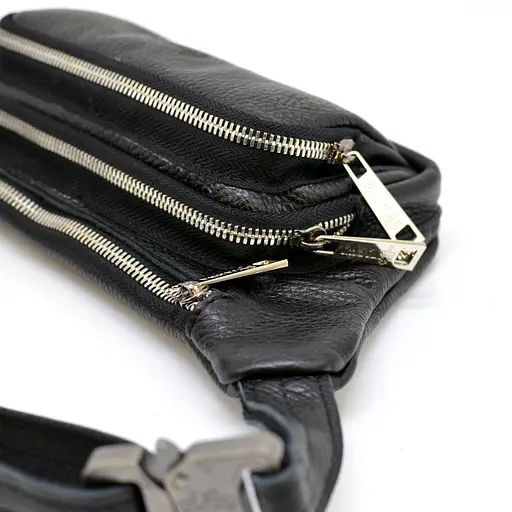 Кожаная мужская сумка на пояс TARWA 14х29х5 см sum0025965 - фото 11