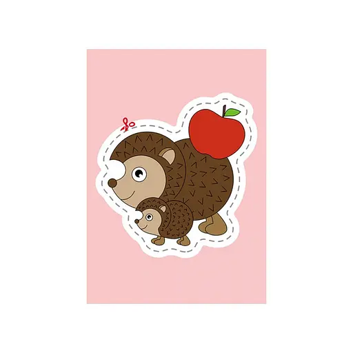 Вырезалки для самых маленьких. Животные и их детеныши КЕНГУРУ 1376004 от 3 лет - фото 5