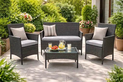 Набір садових меблів GardenLine Reno Grey - фото 3