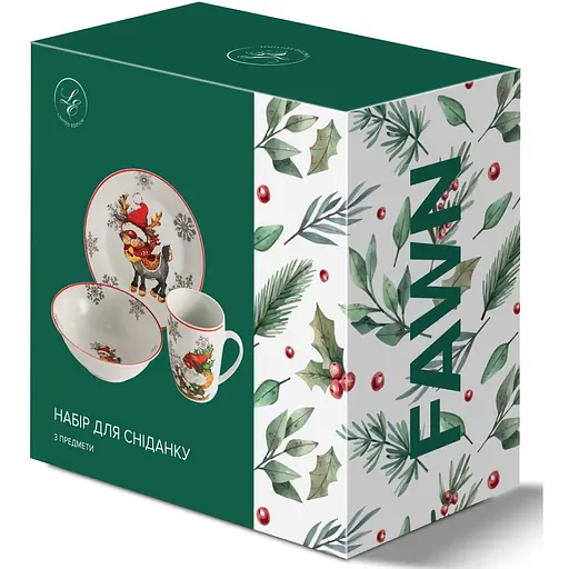 Набор посуды детский Limited Edition NY Fawn 3 предмета (TRSC-HD5022-BT01) - фото 3