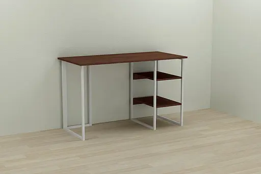 Компьютерный стол Ferrum-decor Кевин 75x140x60 белый ДСП Венге 16мм (FRD-105877)