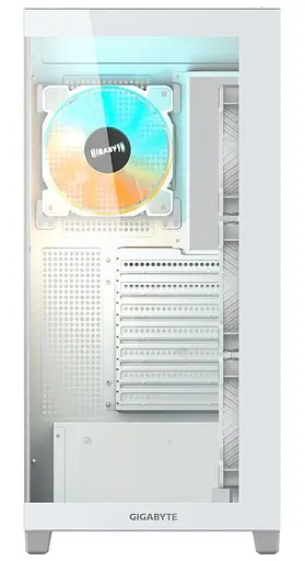 Корпус Gigabyte C500 Panoramic Stealth из закаленного стекла BTF, белый (GB-C500PI ST WHITE) без блока питания - фото 3